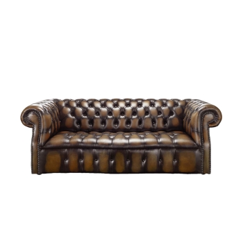 Chesterfield Classic Buttoned Seat 3 Seater