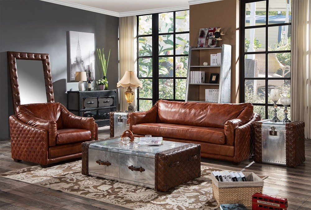 Leather deals sofa warehouse